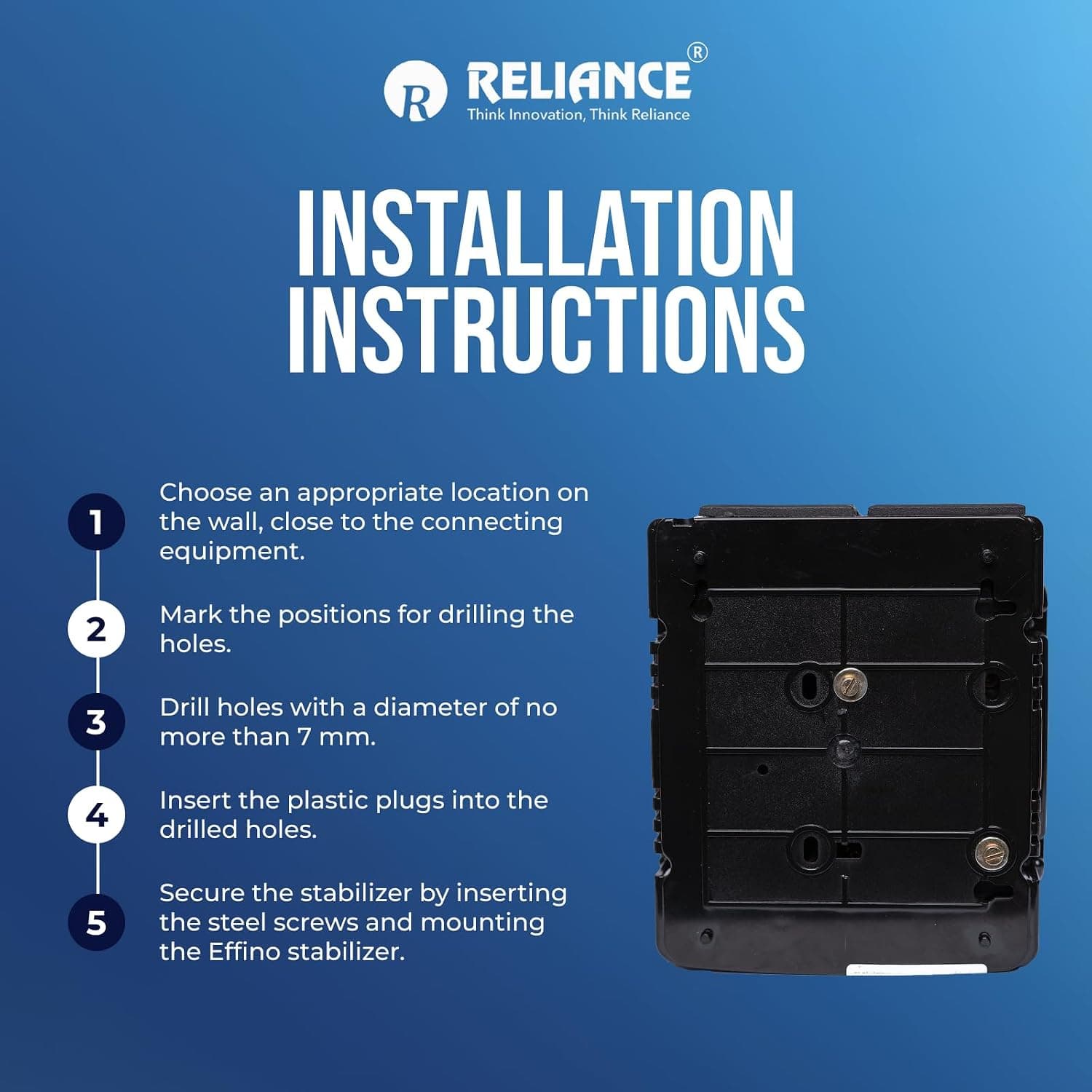 Reliance Digital Voltage Stabilizer 1KVA (Up to 86" TV / 650L Fridge) — image 5