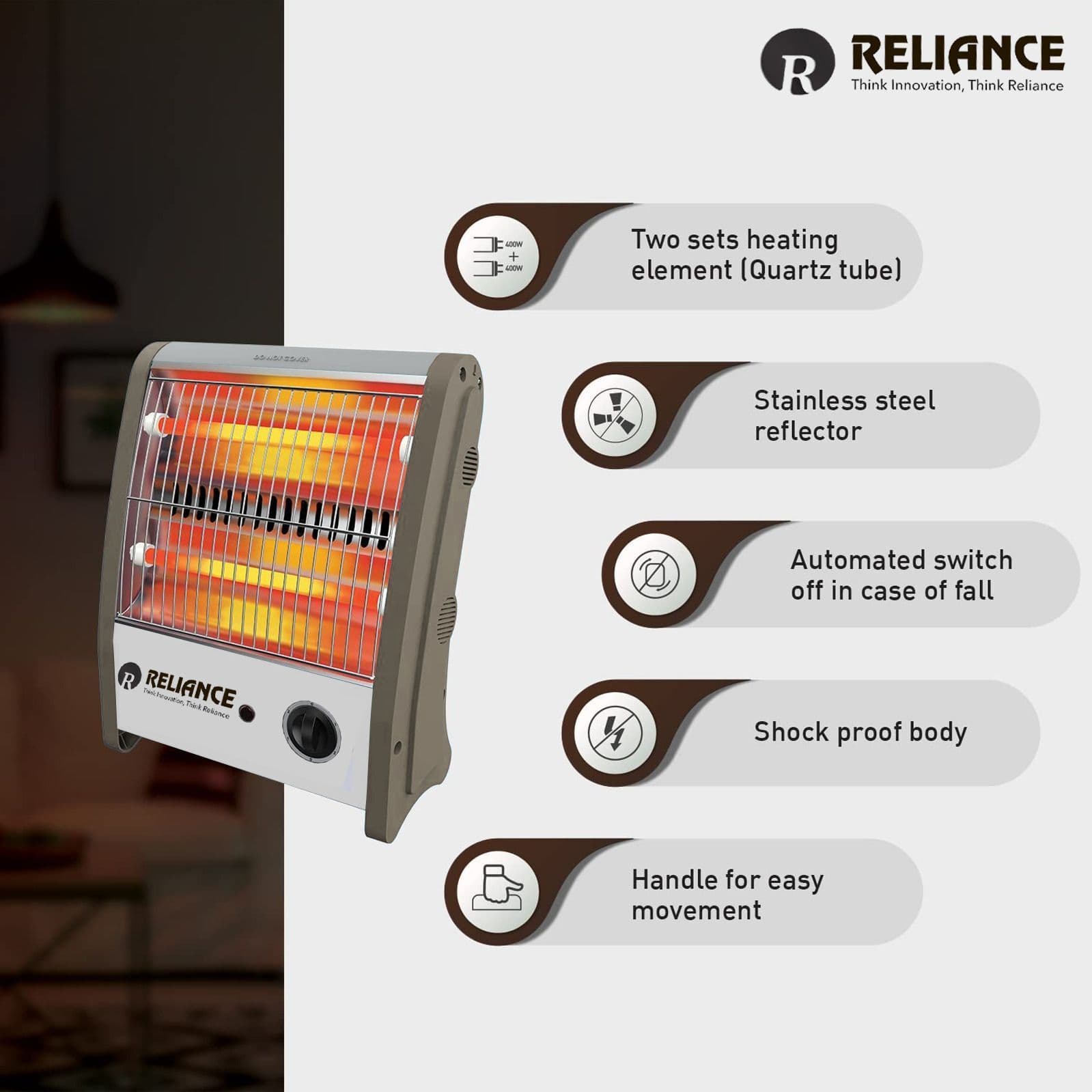 Reliance RD800QRH Quartz Room Heater — image 2